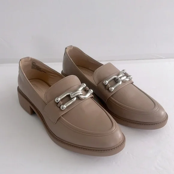 SHOEDAZZLE Women’s Camille Slip-On Loafer Tan Loafers Lug Sole Shoes Size 11 New - Picture 7 of 10